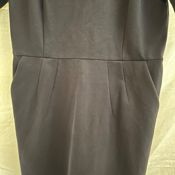 Lands’ End Black Sheath Dress -Classic Work Dress – Size 14P - Picture 10 of 10